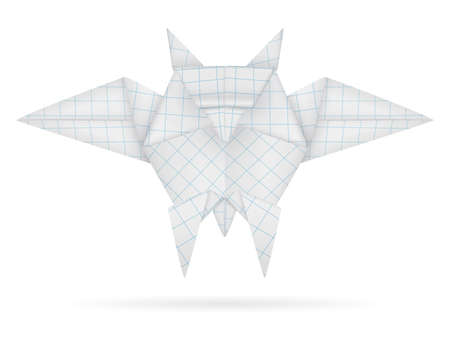 Origami owlのイラスト素材