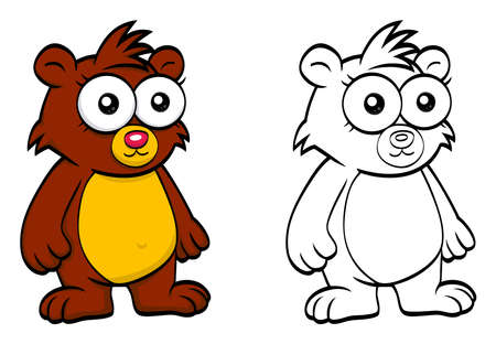 Cartoon bearのイラスト素材