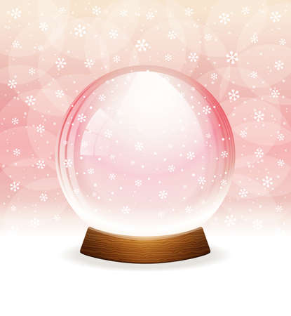 Vector snow globe  Layered のイラスト素材