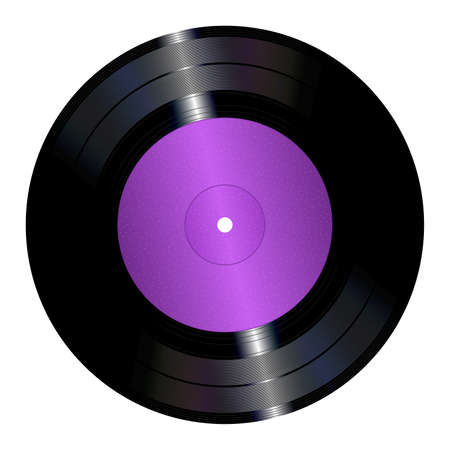 Vinyl recordのイラスト素材