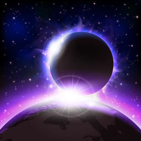 Eclipseのイラスト素材