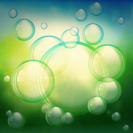 An illustration of an abstract summertime background.の写真素材