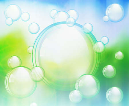 An illustration of an abstract summertime background.の写真素材