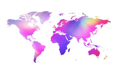 Holographic mapの写真素材