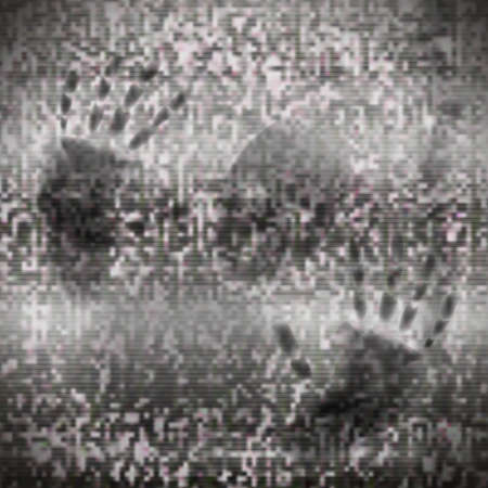 TV static noiseのイラスト素材