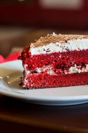 red velvet cakeの写真素材