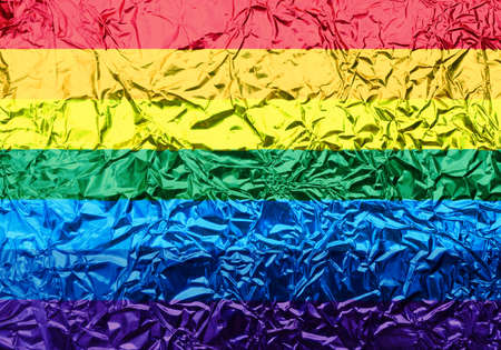 LGBT flag illustrationの写真素材