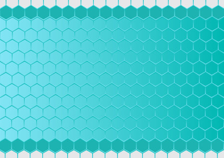 Modern hexagon background. Blue hexagonal background for business presentation.のイラスト素材