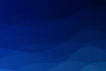 Dark blue wave lines background, can be used for business designsのイラスト素材
