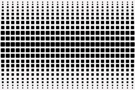 Beautiful rounded black square patternのイラスト素材