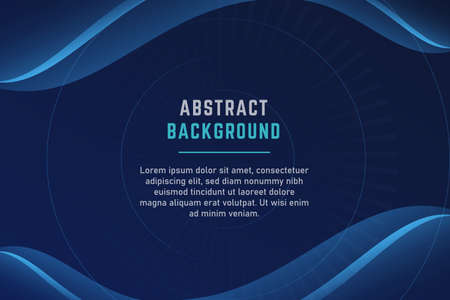 Elegant blue curved presentation backgroundのイラスト素材