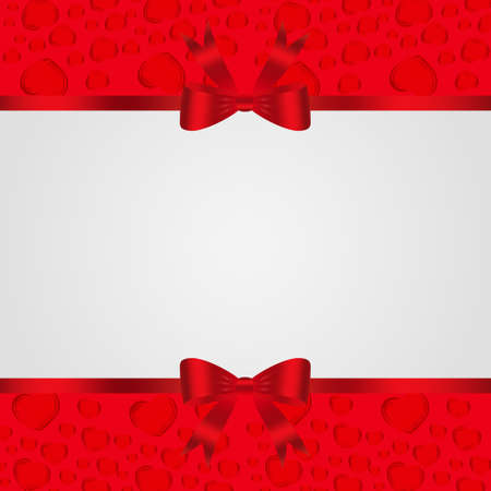 Elegant red wedding background with gift ribbon bowのイラスト素材