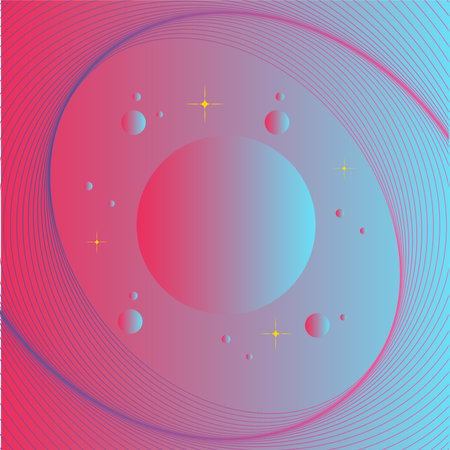 Pink and blue gradient swirl backgroundのイラスト素材