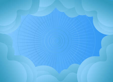 Modern blue fluid gradient backgroundのイラスト素材