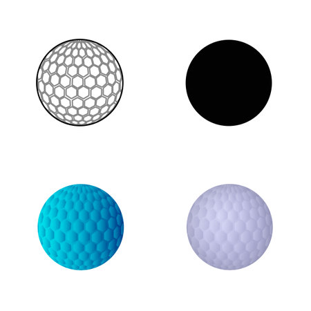 Abstract Golf Silhouette Illustration, can be used for business designs, presentation designs or any suitable designs.のイラスト素材