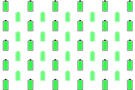 Abstract  Battery Charging Pattern Background, can be used for business designs, presentation designs or any suitable designs.のイラスト素材