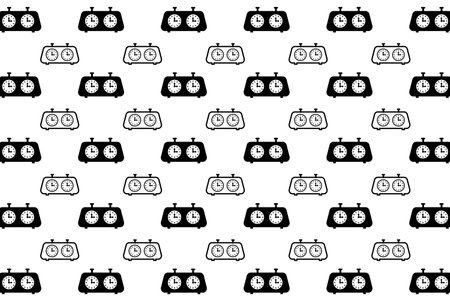 Abstract  Chess Timer Pattern Background, can be used for business designs, presentation designs or any suitable designs.のイラスト素材