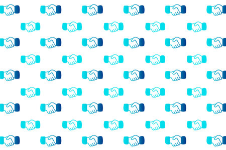 Abstract  Hand Shake Pattern Background, can be used for business designs, presentation designs or any suitable designs.のイラスト素材