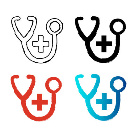 Abstract Medical Silhouette Illustration, can be used for business designs, presentation designs or any suitable designs.のイラスト素材