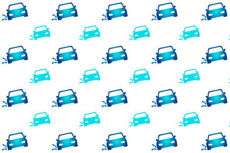 Abstract Car Driving Warning Pattern Background, can be used for business designs, presentation designs or any suitable designs.のイラスト素材