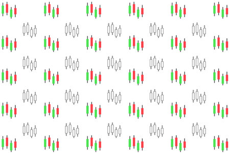 Abstract Candlestick Pattern Background, can be used for business designs, presentation designs or any suitable designs.のイラスト素材