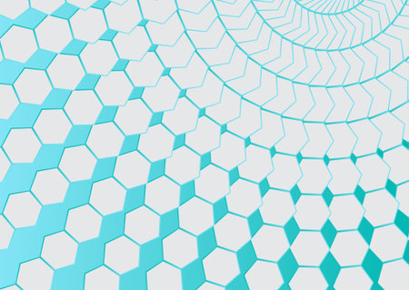 abstract blue hexagon background. vector illustration eps 10.