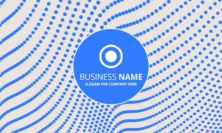 Modern Blue Halftone Business Background, can be used for business designs, presentation designs or any suitable designs.のイラスト素材