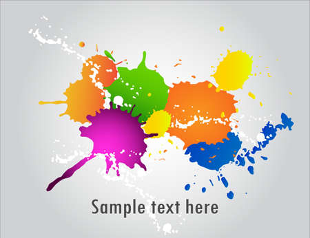 messy inkblot background with many white spotsのイラスト素材