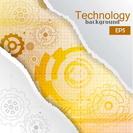 Abstract technology backgroundのイラスト素材