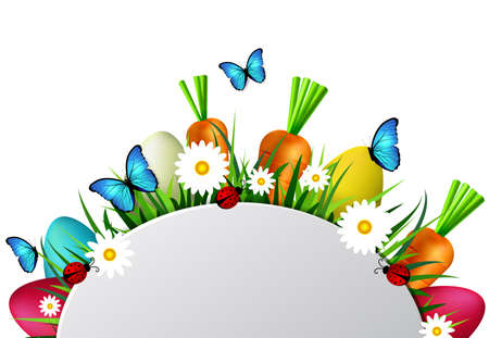 Happy ester cardのイラスト素材