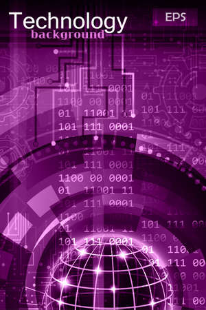 Abstract technology backgroundの写真素材