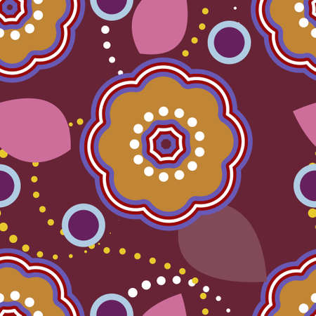 Seamless floral vector pattern