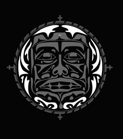 Vector illustration of the face symbolのイラスト素材