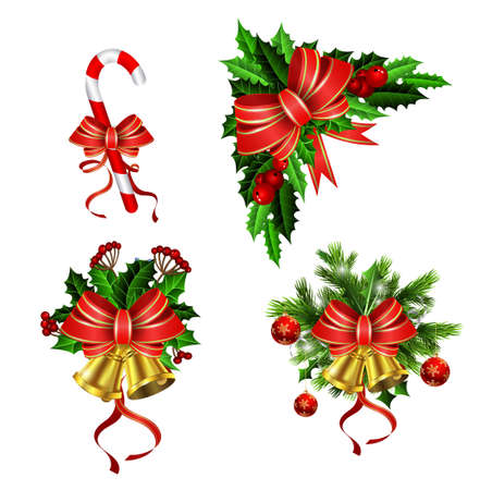 Christmas elements for your designsのイラスト素材