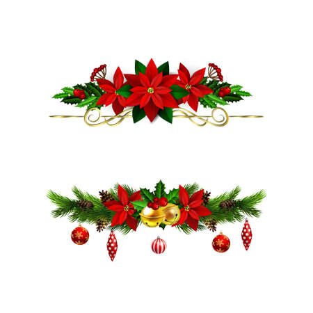 Christmas elements for your designsのイラスト素材