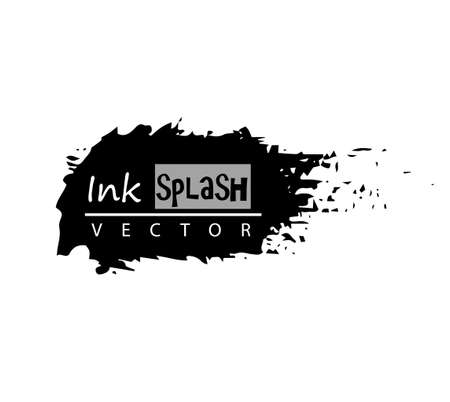 Grunge splash banner.のイラスト素材