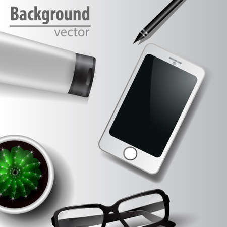 Cactus top viewのイラスト素材