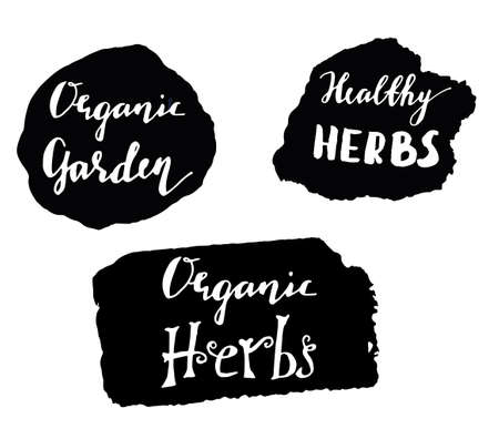 Grunge splash banner setのイラスト素材