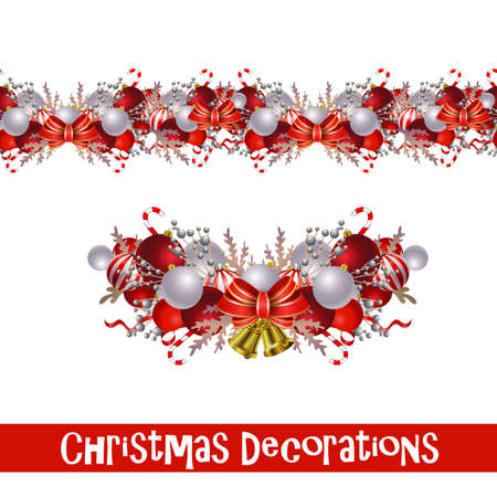 Vector Christmas Borderのイラスト素材