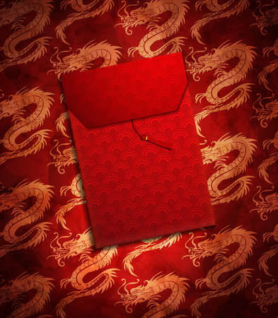 Red envelope packet for new yearのイラスト素材