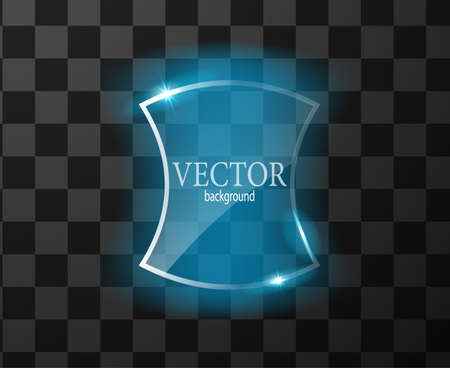 Glass vector button plane. Easy editable backgroundのイラスト素材