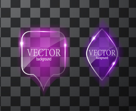 Glass vector button plane. Easy editable backgroundのイラスト素材