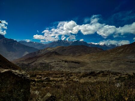 Heaven on earth upper mustang, Trans-himalaya Nepalの写真素材