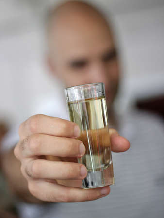 A toast with alcoholの写真素材