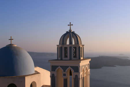 Santorini viewの写真素材