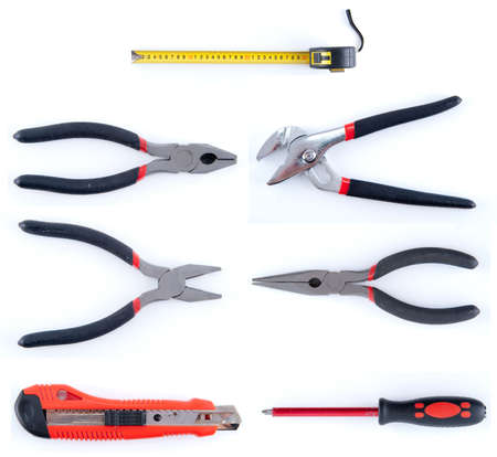 tool kit isolated on white