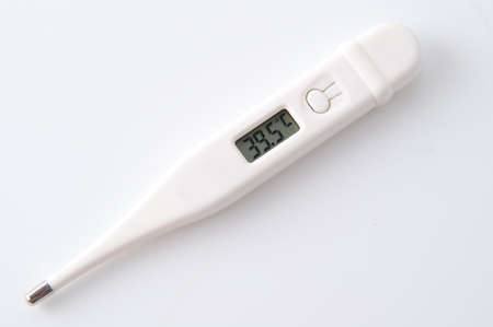 digital thermometer isolated on white