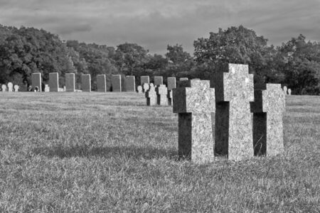 Cemetery of German soldiers in Sevastopol, Ukraine.のeditorial素材
