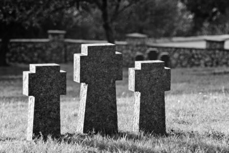 Cemetery of German soldiers in Sevastopol, Ukraine.のeditorial素材