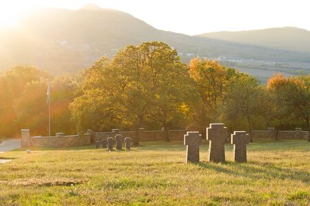Cemetery of German soldiers in Sevastopol, Ukraine.のeditorial素材